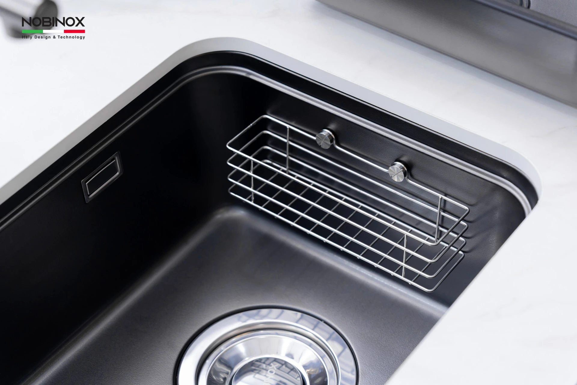Ảnh CHẬU RỬA BÁT 1 HỐ NOBINOX NOVA A284B 6