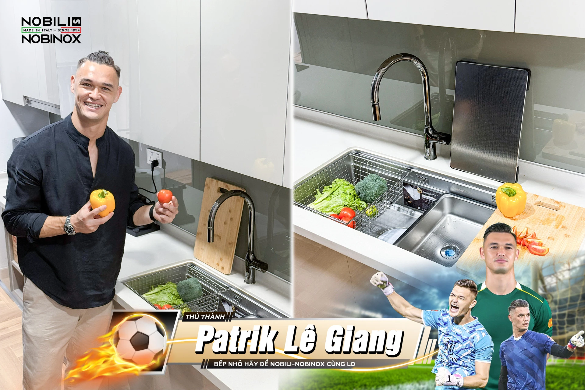 Khám phá bên trong căn bếp của Patrik Lê Giang: Đơn giản nhưng không đơn điệu