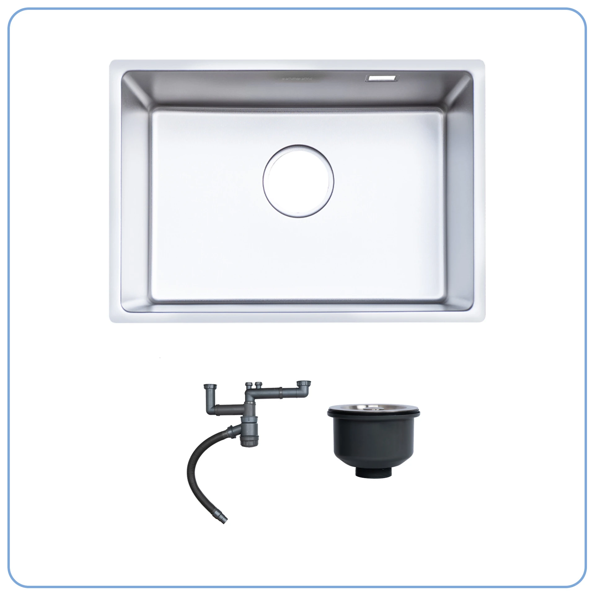 Ảnh CHẬU RỬA BÁT 1 HỐ NOBINOX LISA NN645S 2