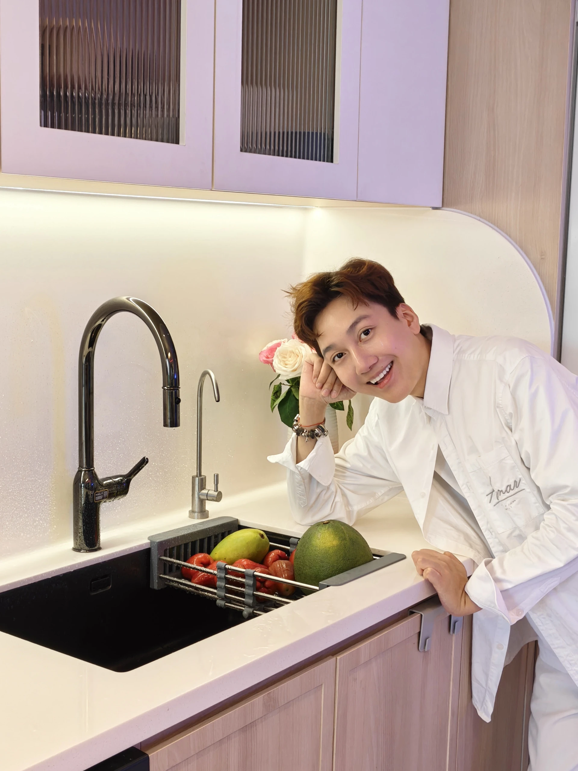 Ảnh VÒI RỬA BÁT DÂY RÚT NOBILI RING NB130LTB 18