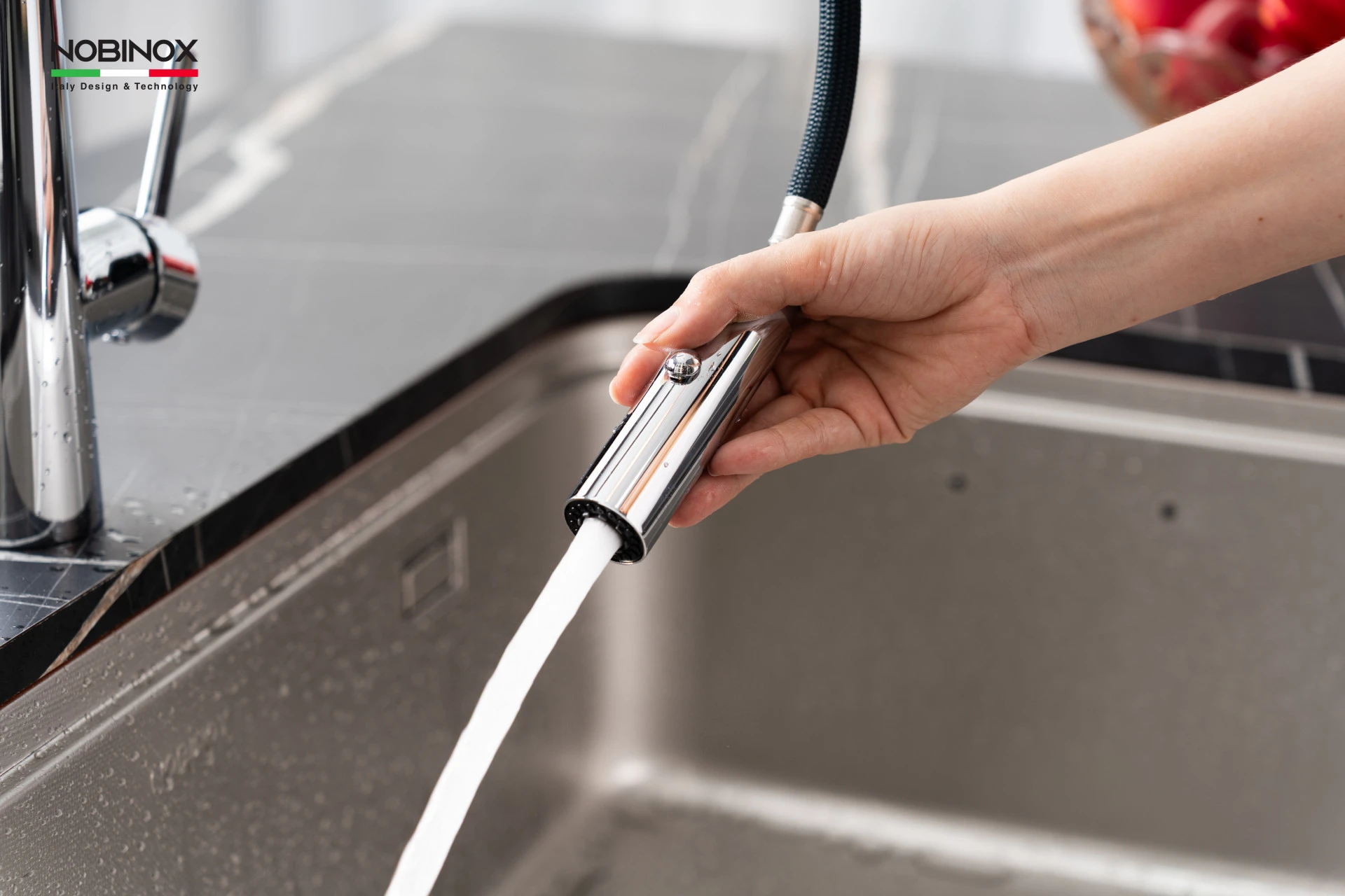 Ảnh VÒI RỬA BÁT DÂY RÚT NOBINOX WINTO NX500 11